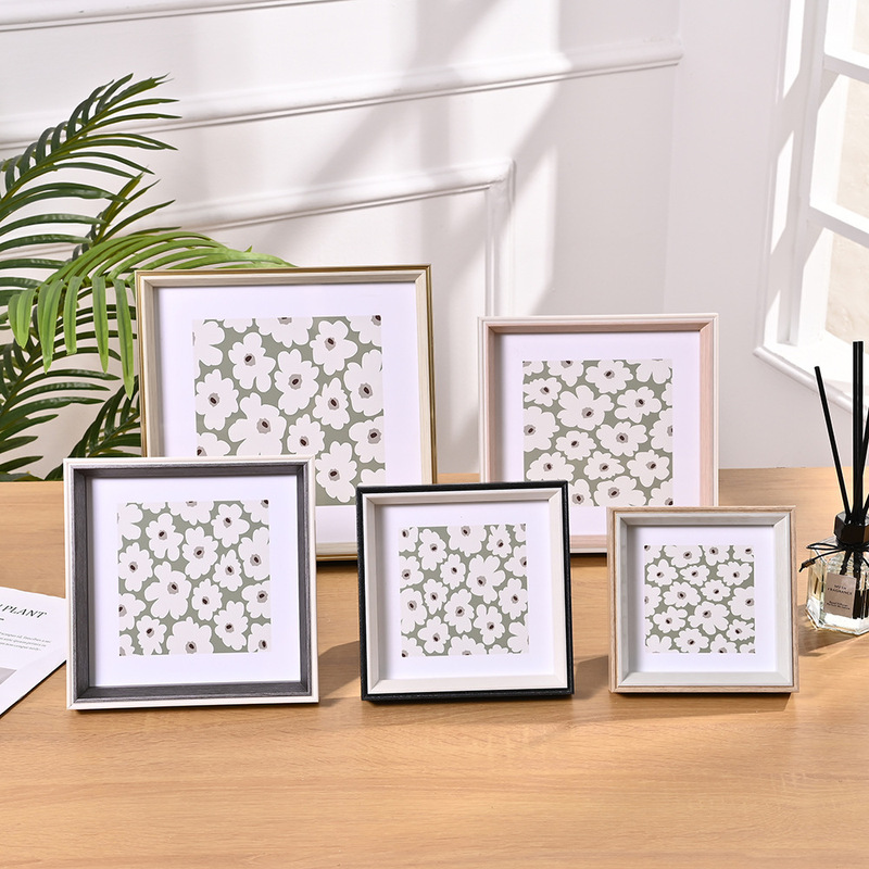 Creative 7-inch square three-dimensional photo frame studio wedding dress children's photo decoration picture frame multi-size factory wholesale