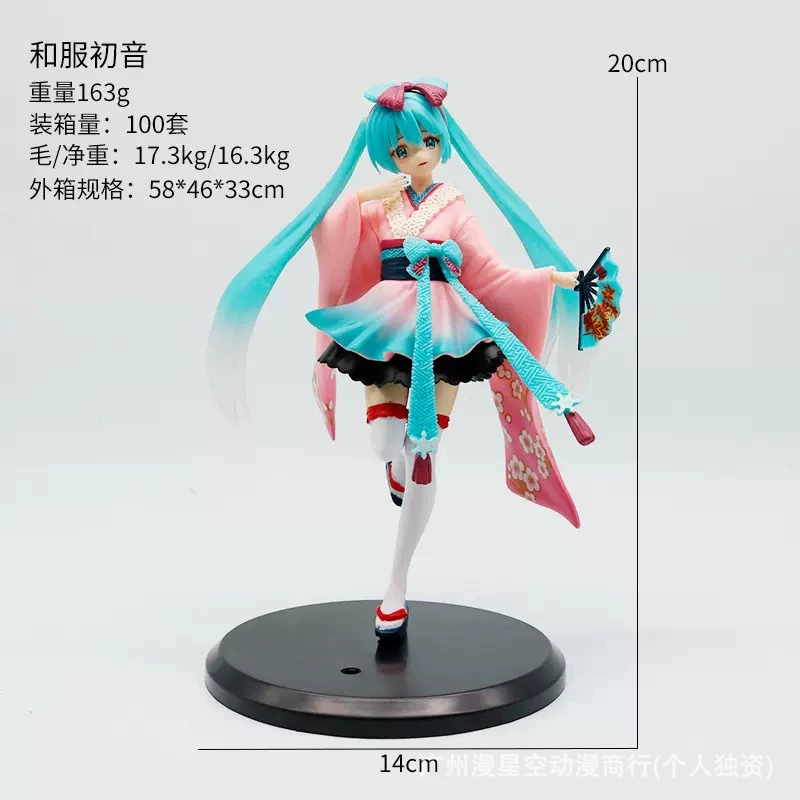 Фигурка Hatsune Miku коллекционная, многообразие стилей, прибл. 10–25 см