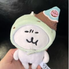 夏のアイスクリームの頭のカバーは自嘲します。
