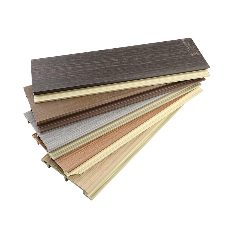 ASA ко-экструдированный 100 мм solid outdoor wall panel wood grain floor balcony garden courtyard villa plastic wood composite floor