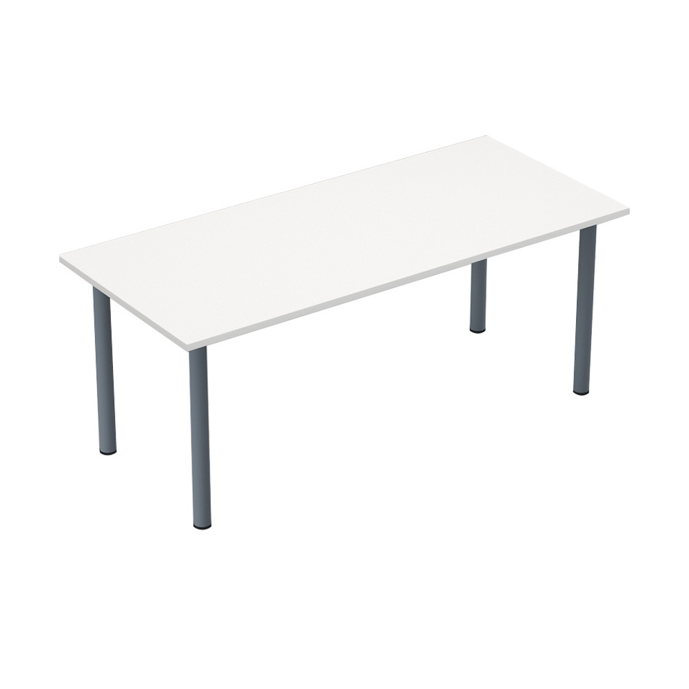 Mesa de escritorio de hierro gruesa y gruesa mesa de computadora multipersonal mesa de personal de oficina moderna transfronteriza mesa image 6