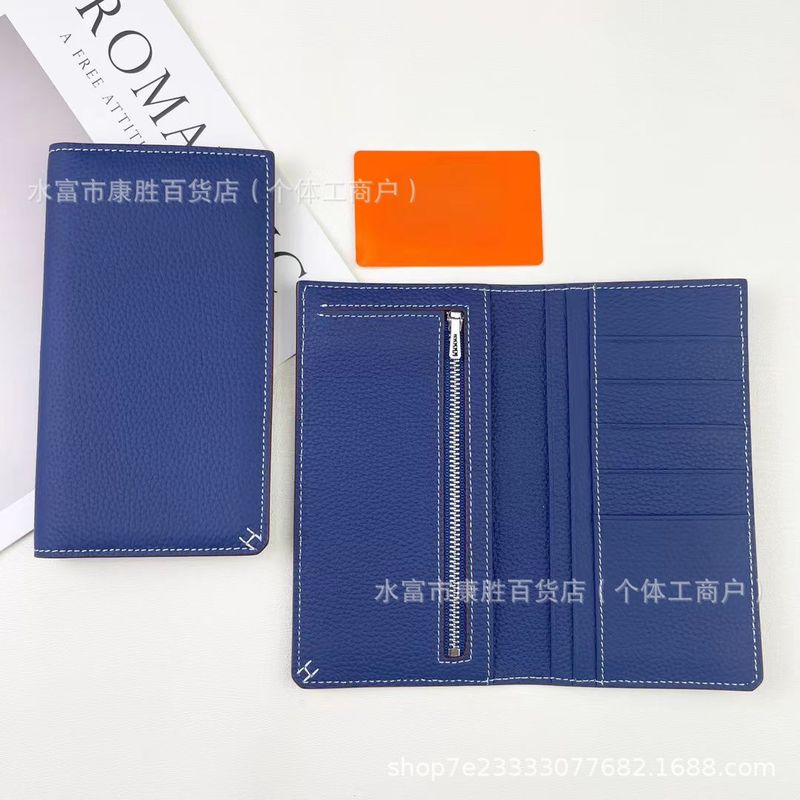 Hステッチ 本革 長財布 80% off マルチカードスロット 財布 IDチケット コイン収納 財布 レディース 大容量|undefined
