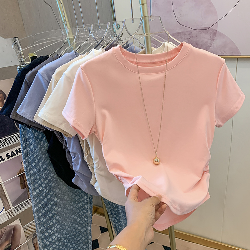 LYX design unique and unique short-sleeved T-shirt for women pure…