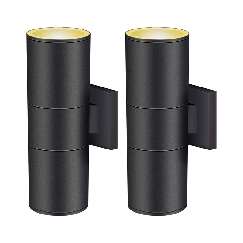 Outdoor Waterproof Double-Headed Wall Lamp, Wall Washer Lamp, Courtyard Corridor Terrace Door Pillar Hotel Villa Outdoor Exterior Wall Spotlight