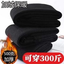 冬季加绒加厚打底裤女外穿超厚加肥大码显瘦一体裤七彩棉高腰女裤
