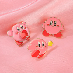 星之卡比胸針合金滴油日系可愛動漫情侶卡通包包配飾徽章INS潮酷