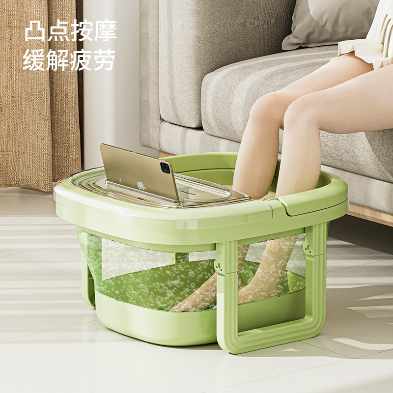折りたたみ式フットバスバケツ、ポータブル家庭用、ふくらはぎ以上、膝上深バケツ、ポータブル寮フットバス、フットバス|undefined