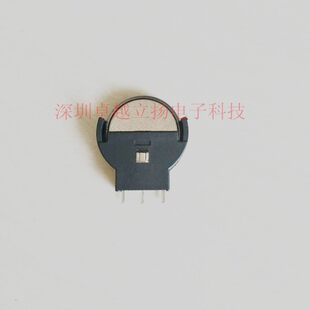 CR2032 Direct Inserting three -legged battery seat 2016 battery buckle plastic hardware shell seat