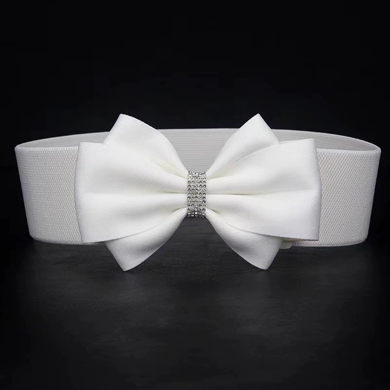  Cotton waist belt with bow, universal dress, elastic down jacket, direct factory sales