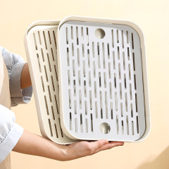 長方形の濾過トレイの業務用焼き串展示盤の串香濾過油の水漏れ水受け皿の格子付き