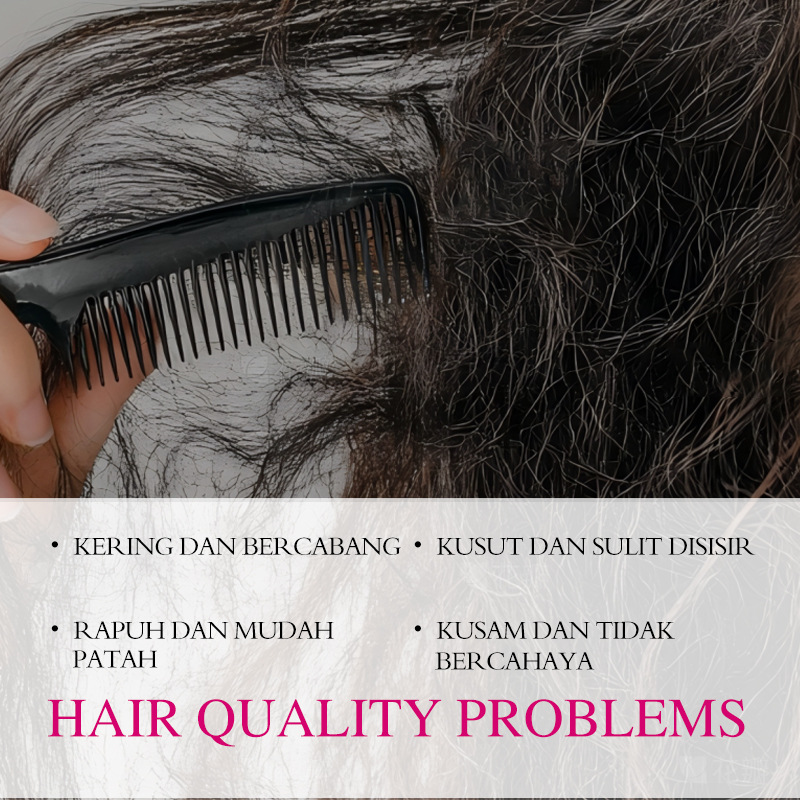 BPOM Indonesia KORMESIC queratina suavizante máscara para el cabello máscara de cuidado fluido comercio exterior al por mayor transfronterizo