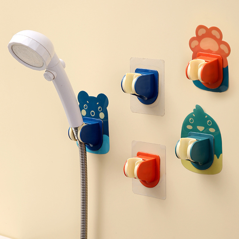 No-Drill Shower Head Holder Cartoon Bathroom Showerhead Stand Fixed Base Adjustable Showerhead Bathroom No-Drill Shower Head Holder Cartoon Bathroom Showerhead Stand Fixed Base Adjustable Showerhead Bathroom
