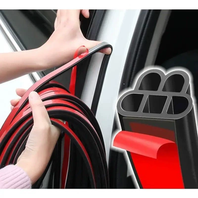 Vehicle Sealing Strip strip double-layer sound insulation thickened whole - type-b-5-holes-108mm-5m-price
