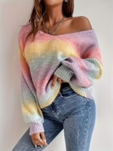 D 29211 Gradient Knit Sweater ������֯�� �羳��Ӧ����ѷ