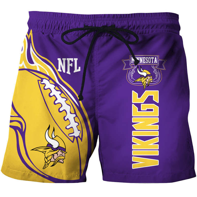 Digital printed pants men's comfortable belt can be water pocket beach pants fans gift football shorts order