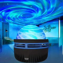 ロマンチックな銀河系星セン渦星雲灯炎水紋星空投影灯寝室装飾雰囲気小夜灯