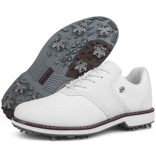 Le Chuang THESTRON New Men's Golf Shoes Brock Leather Shoes Breathable Comfortable Men's Golf