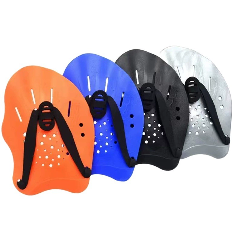 Пятно для взрослых детей с ластами силиконовые ручные ручные гребли, чтобы помочь плаванию