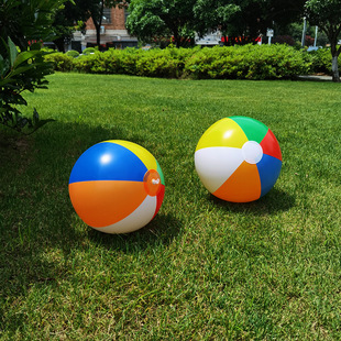Inflatable front 18cm color inflatable ball children's water ball six color beach ball BEACH BALL