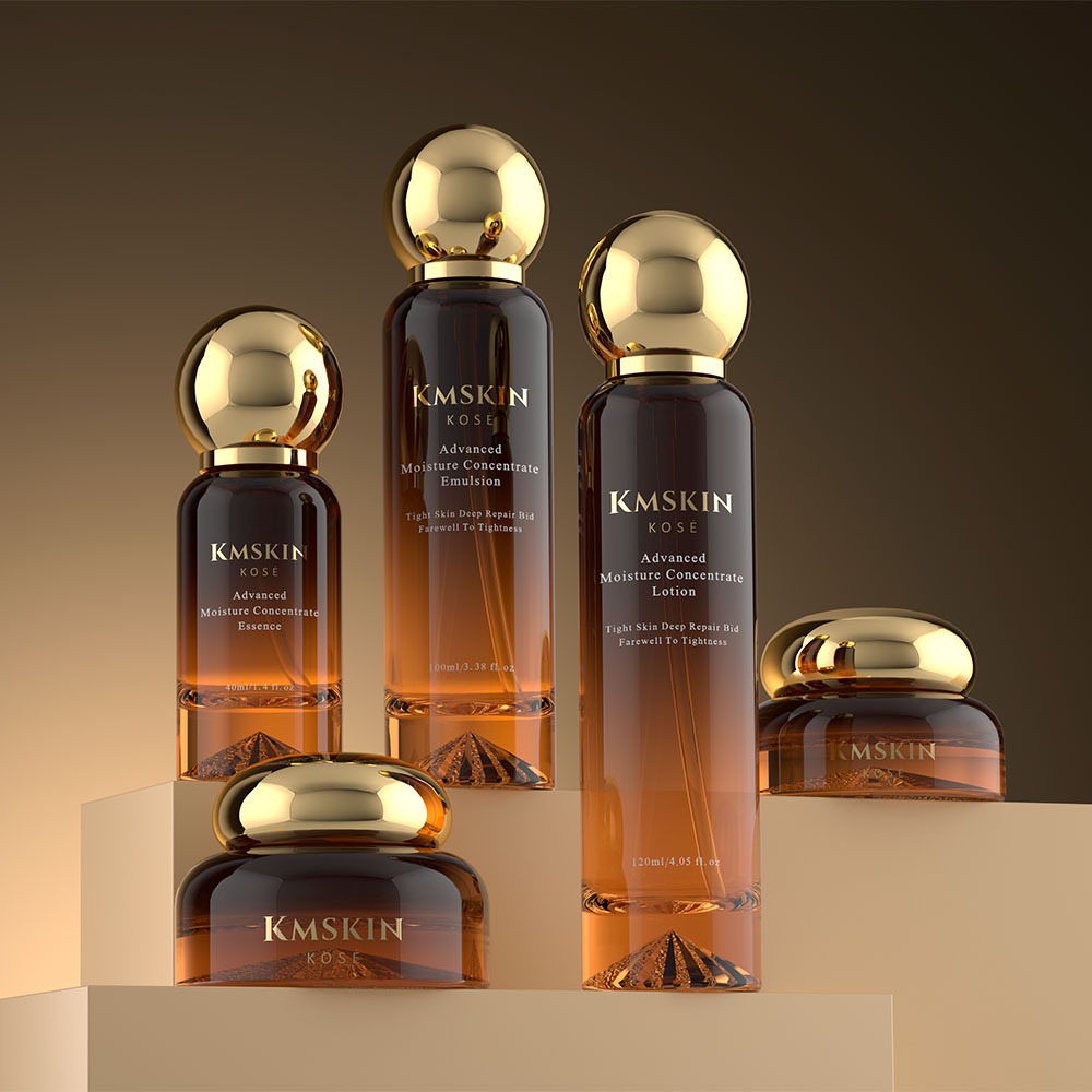 100ml水乳圆球盖化妆品玻璃瓶包材30g面霜瓶50g膏霜瓶分装瓶精华