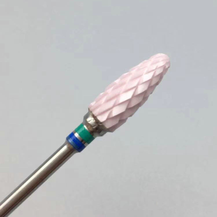 세라믹 옥수수 머리 분말 도자기 블루 그린 라벨