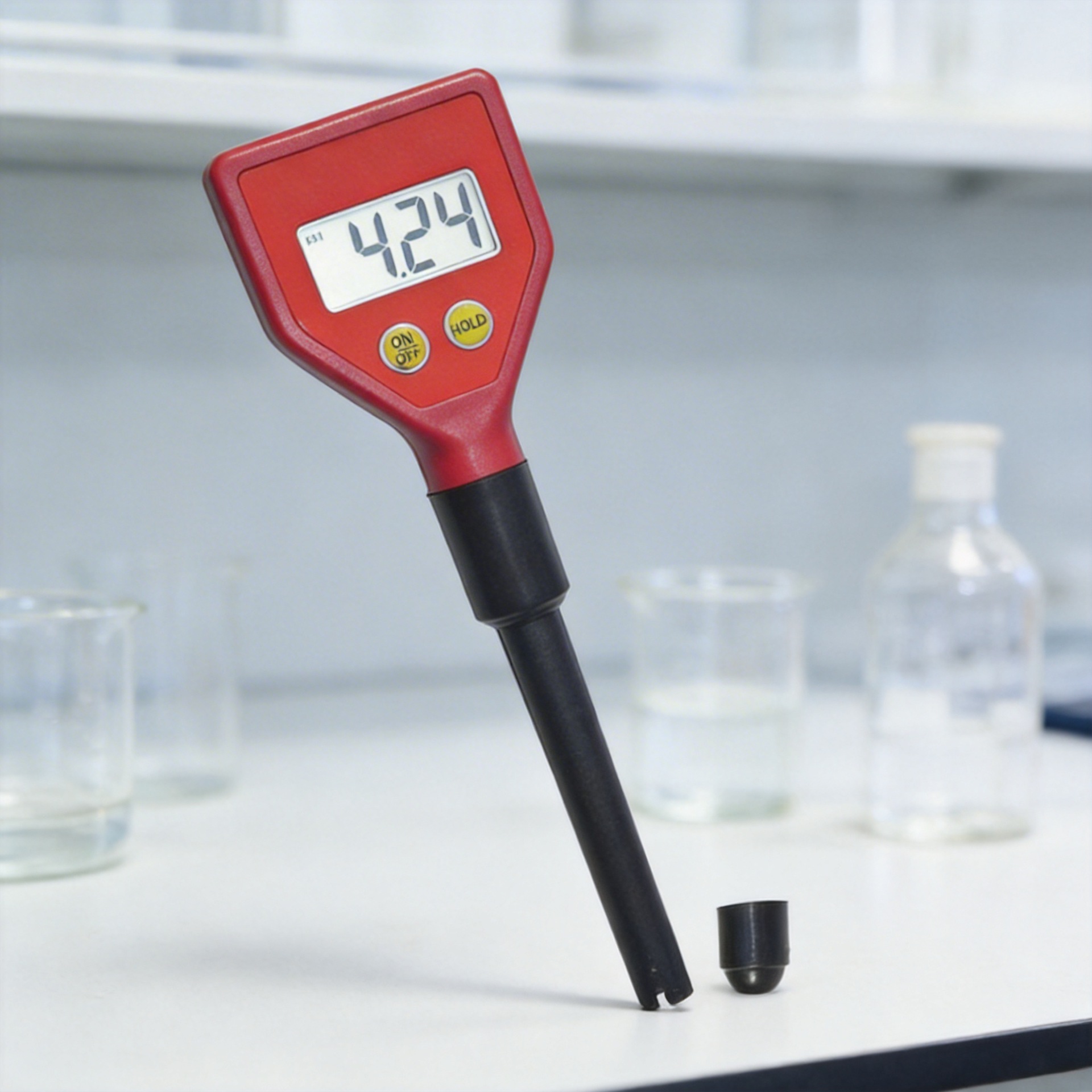 袖珍数显酸度计 Economical pH Tester 大屏 笔式酸度计 PH-98103