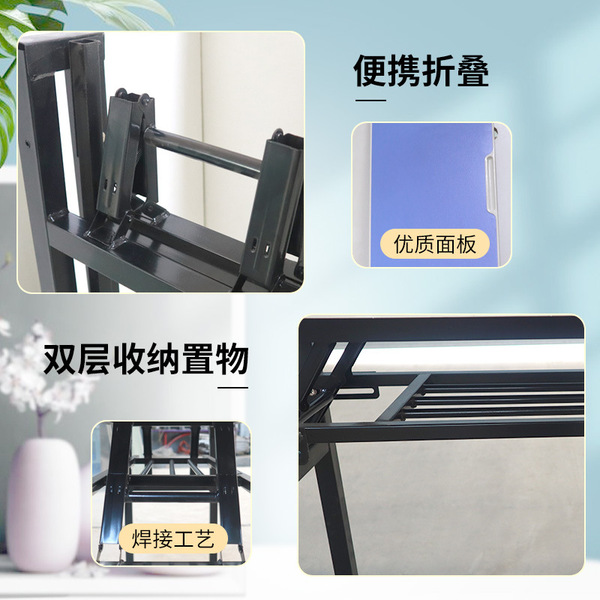 Double student desk with pocket