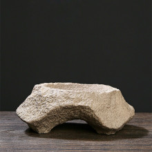 六月雪巴西木花盆陶瓷苔藓球菖蒲托盘水养盆栽盆景仿石头水培珏沁