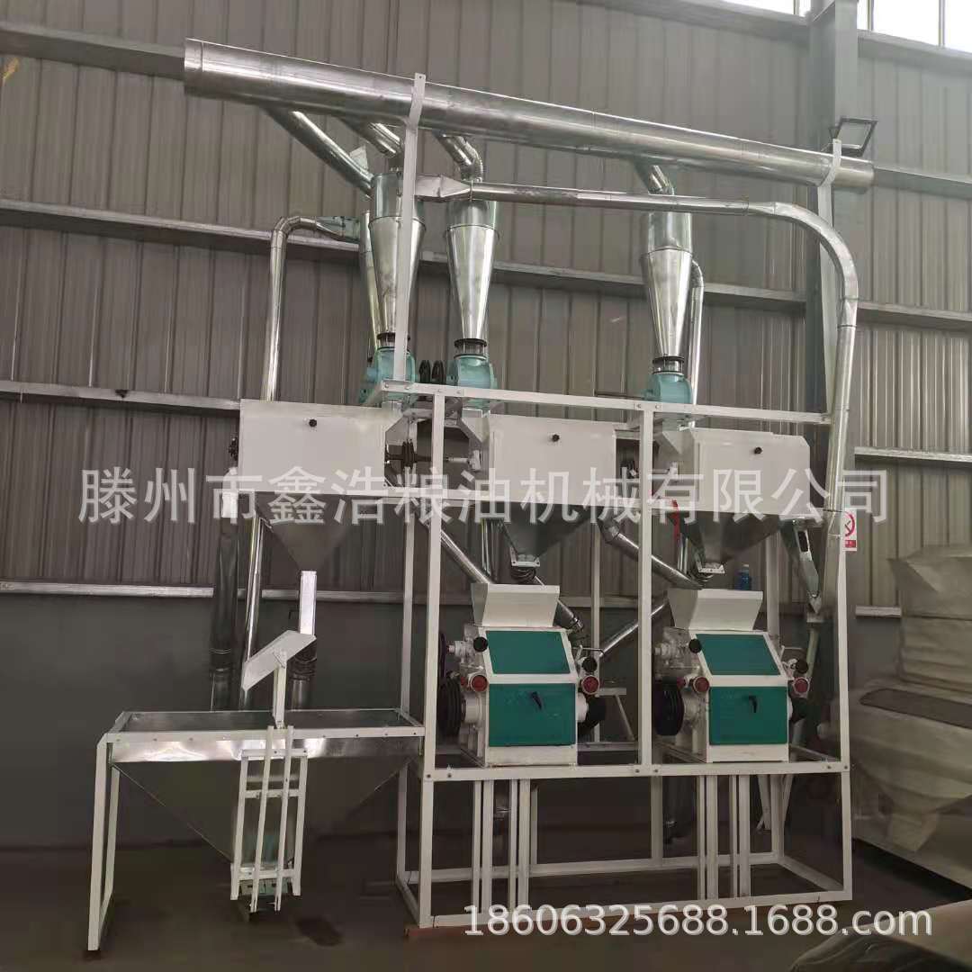 成套磨面机小麦加工设备面粉机 两组组合杂粮磨粉机