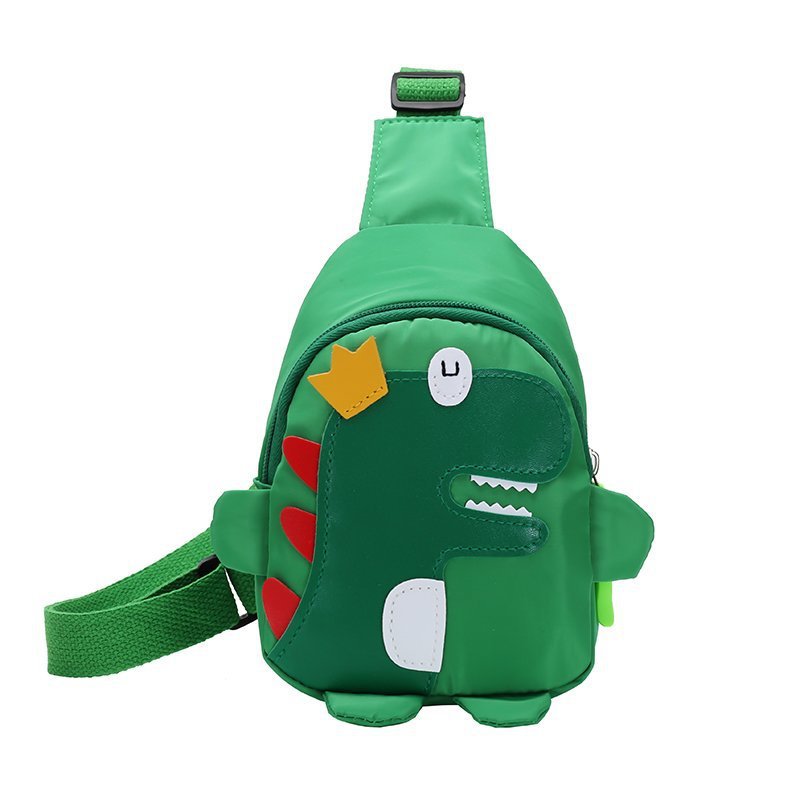 Children's Bag Cartoon Cute and Fashionable Small Dinosaur Breast Bag 2023 Spring/Summer New Trendy Children's Gift Bag Wholesale