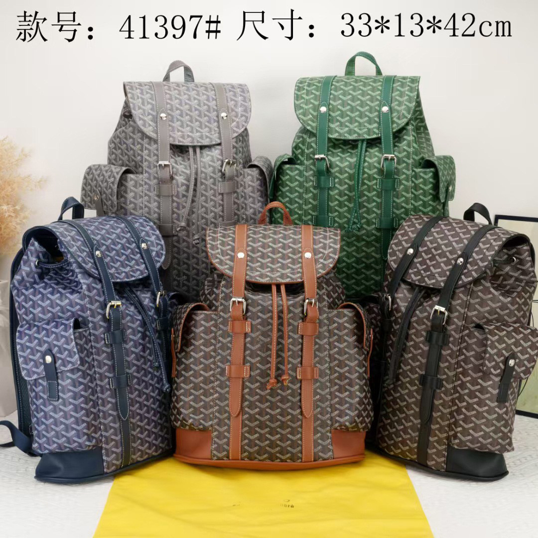 Classic style foreign trade men's shoulder bag trend fashion printing leisure large capacity new computer school bag travel