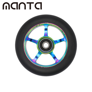 100X24Mm Scooter Aluminum Alloy Wheel Hub High Elasticity Wear Resistant Speed Skating Shoes Roller Trolley Pu Wheels