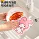 Sanrio Dishwashing Cotton Kitchen Special White Cleaning Cloth Wood Pulp Cotton Brush Bowl Brush Pot Cleaning Artifact Imported Sponge Wipe