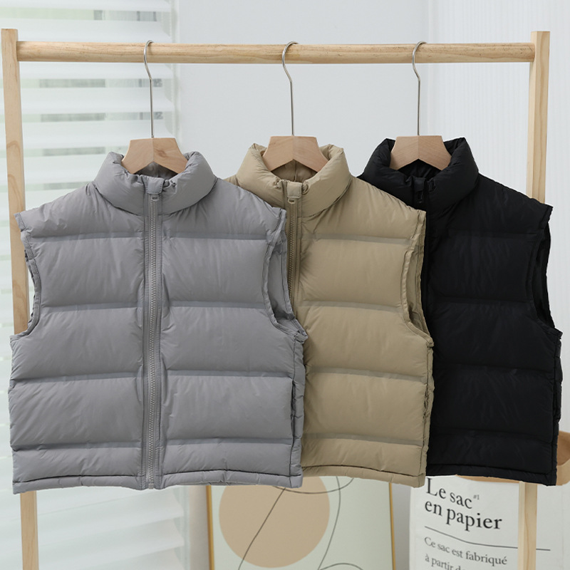 Children's vest with down for boys