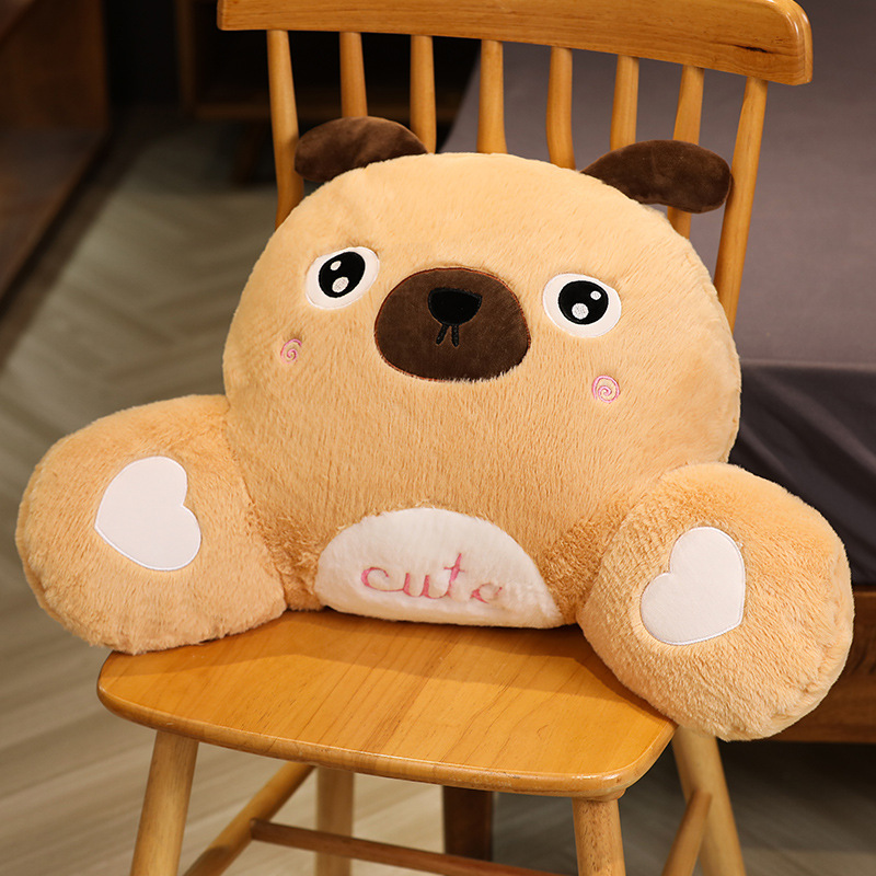 Almohada de cintura de dibujos animados Oficina cojín trasero silla cintura almohada lindo mujeres embarazadas cintura almohada asiento cintura soporte cojín