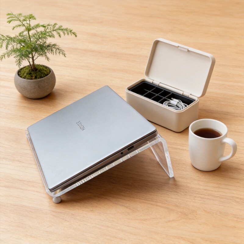 Recommended Cross-Border Hot-Selling Acrylic Computer Stand, Laptop Height-Adjustable Glass Suspended iPad Stand, Desk Monitor Stand Recommended Cross-Border Hot-Selling Acrylic Computer Stand, Laptop Height-Adjustable Glass Suspended iPad Stand, Desk Monitor Stand