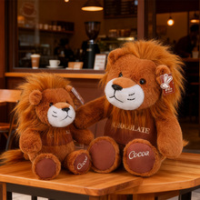 卡通仿真坐站姿狮子毛绒玩具非洲野生长毛大狮子丛林手偶现货批发