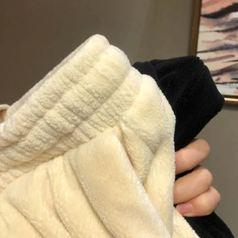 Женские ветрозащитные брюки из Полярного флиса, двухсторонние брюки из Полярного флиса, женские спортивные осенне-зимние толстые теплые повседневные брюки на флисовой подкладке