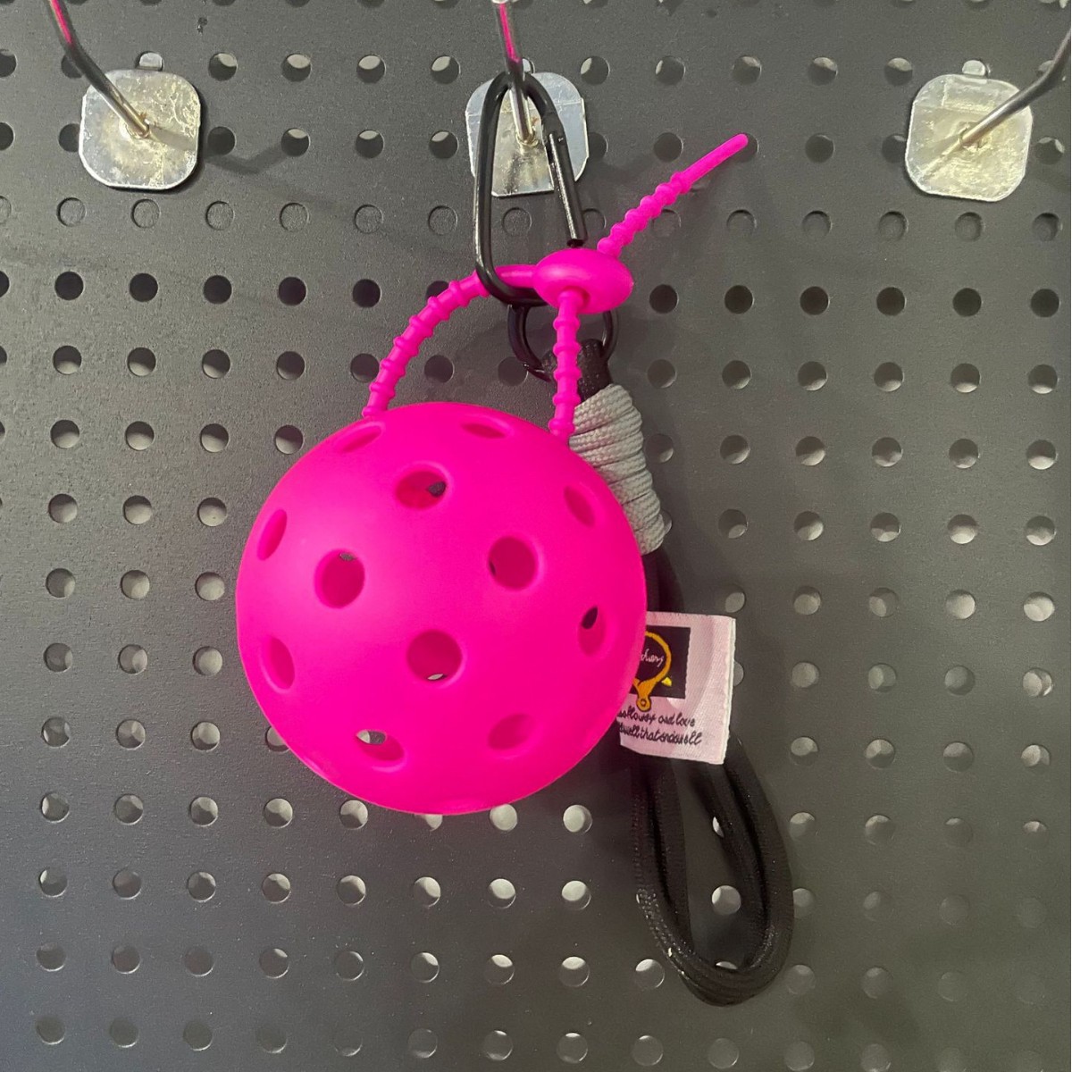Factory Wholesale Pickleball Pendant Accessories Children's Toys Cross-Border Pickleball Keychain Fan Souvenirs Gifts