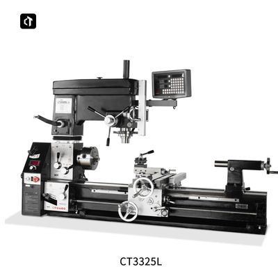 Iron bearing CT3325L multi-function Turn-milling reunite with Machine tool Drilling and milling machine ordinary Lathe Drilling and milling machine Bench drill