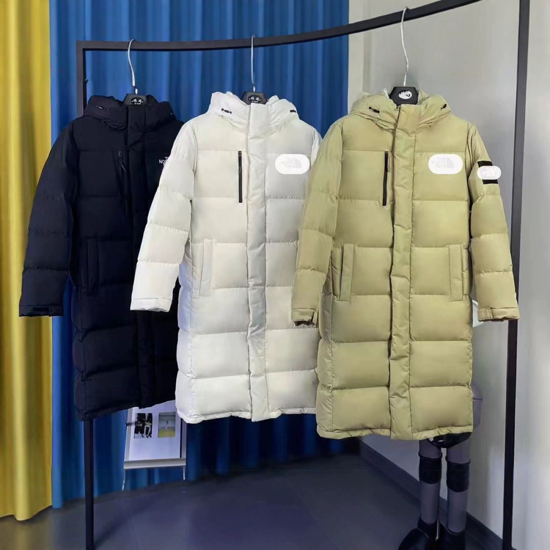 High Version of the Northern Long down Jacket Shin Min Ah's Same Style for Men and Women Couple Style Bread Jacket Jacket