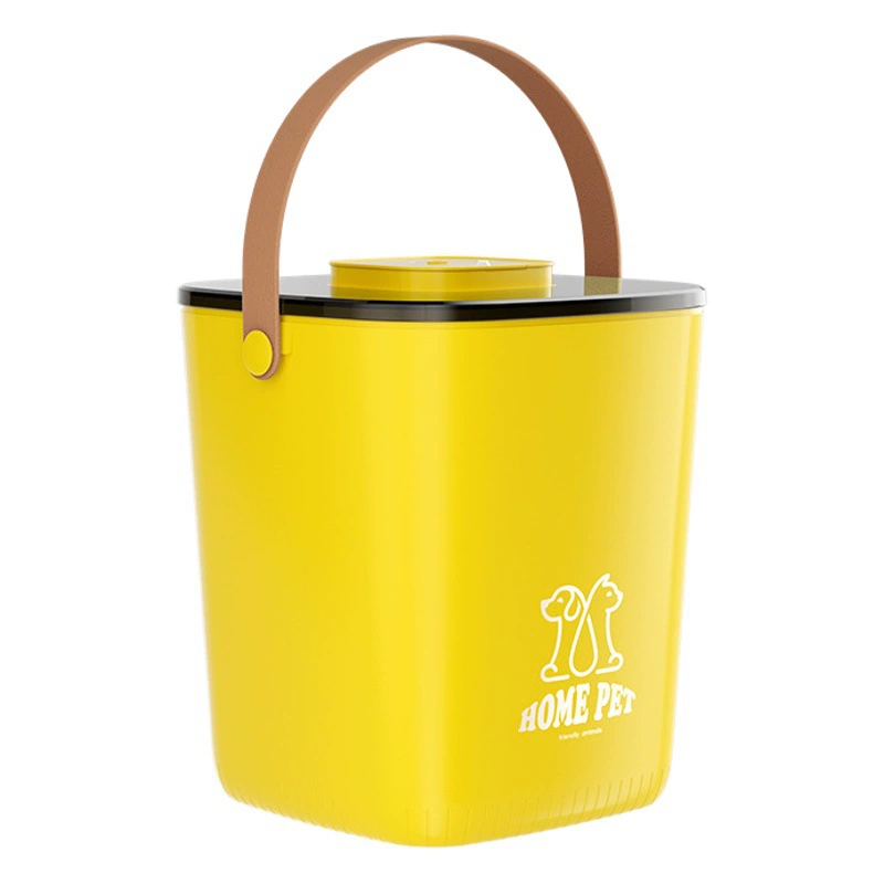 Автоматическое интеллектуальное большое емкость для домашних животных механическое вакуумное ведро для хранения продуктов питания для кошек и собак герметичное влагостойкое ведро для хранения риса