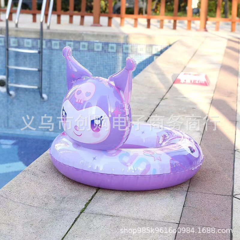 Ins Cross-border spot Amazon anillo de natación inflable Kulomi Yugui perro de dibujos animados animal parque acuático natación