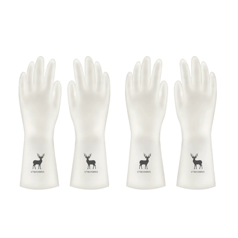 Gloves, wear-resistant durable latex winter set, increased thickness