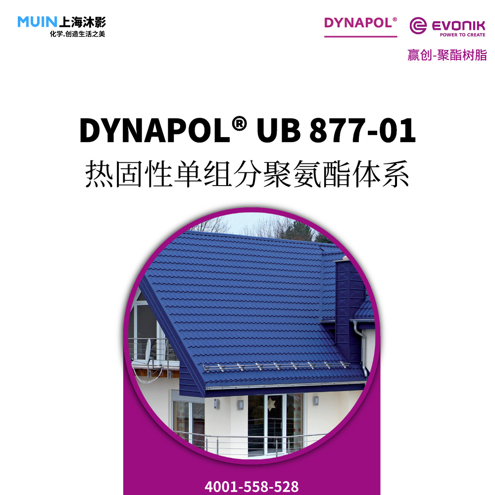 DYNAPOL UB 877-01 聚酯树脂 |赢创 热固性单组分聚氨酯体系
