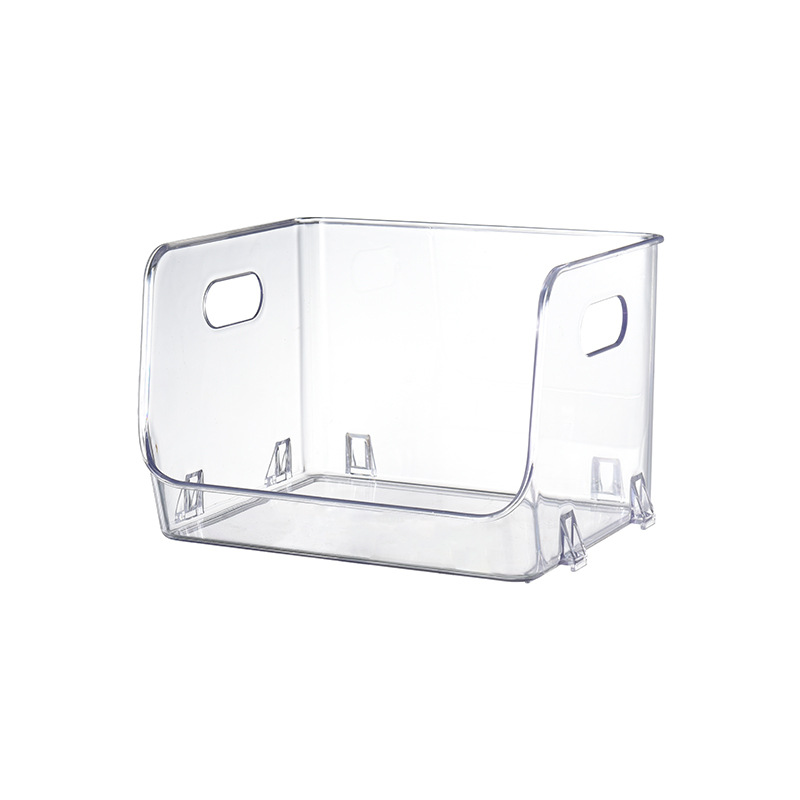 Luz de lujo de escritorio cosméticos caja de almacenamiento para mascotas tocador cuidado de la piel misceláneas mesa de té cesta de almacenamiento apilable