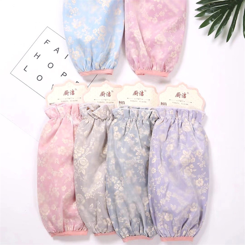 Franela impermeable bordada cocina del bebé de los hombres de las mujeres largo oversleeve mangas de la mano de los niños al por mayor estudiante Otoño e Invierno