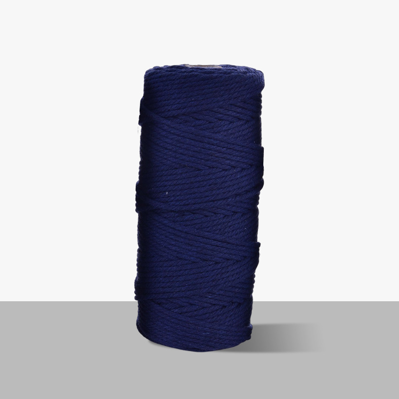 3mm cuerda de algodón colorido diy hecho a mano 4mm cuerda de tapiz cuerda tejida 5mm regalo cuerda de algodón decorativa cuerda de sombrero al por mayor