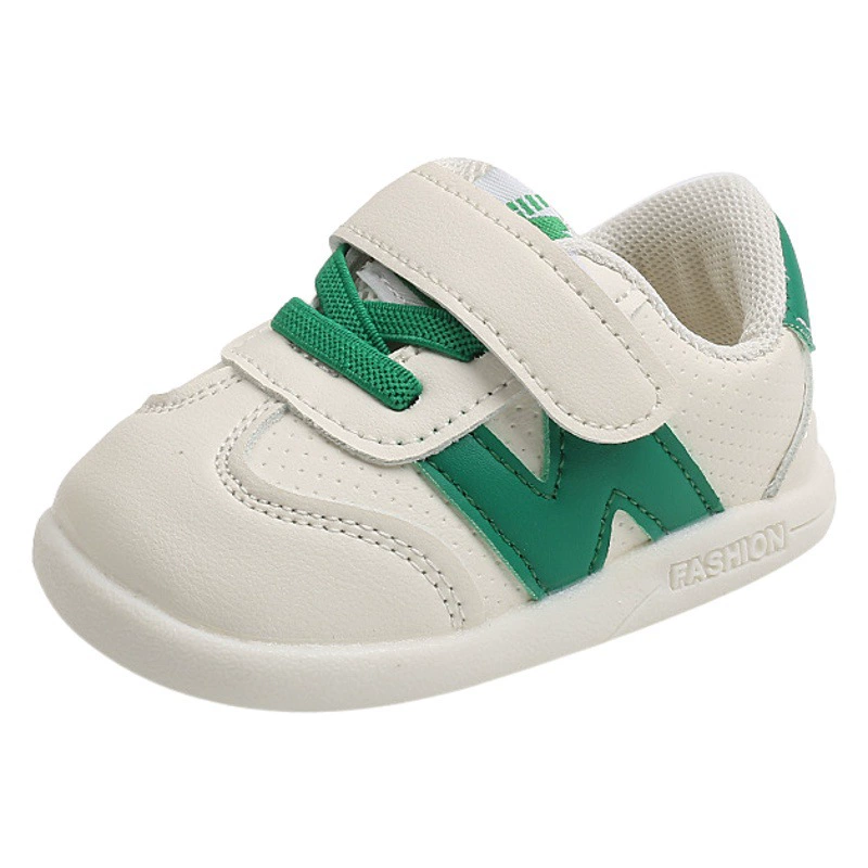 Весенне-осенняя Новая мужская и женская обувь для малышей, обувь на мягкой подошве, детская белая обувь, Нескользящая дышащая детская повседневная обувь