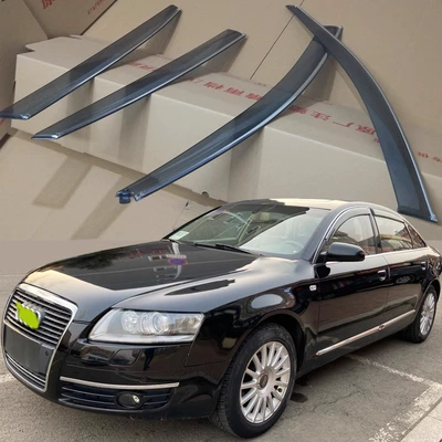 Special 2005-2011 Audi A6L Rain shield - 05-11-audi-a6l-with-bright-strip